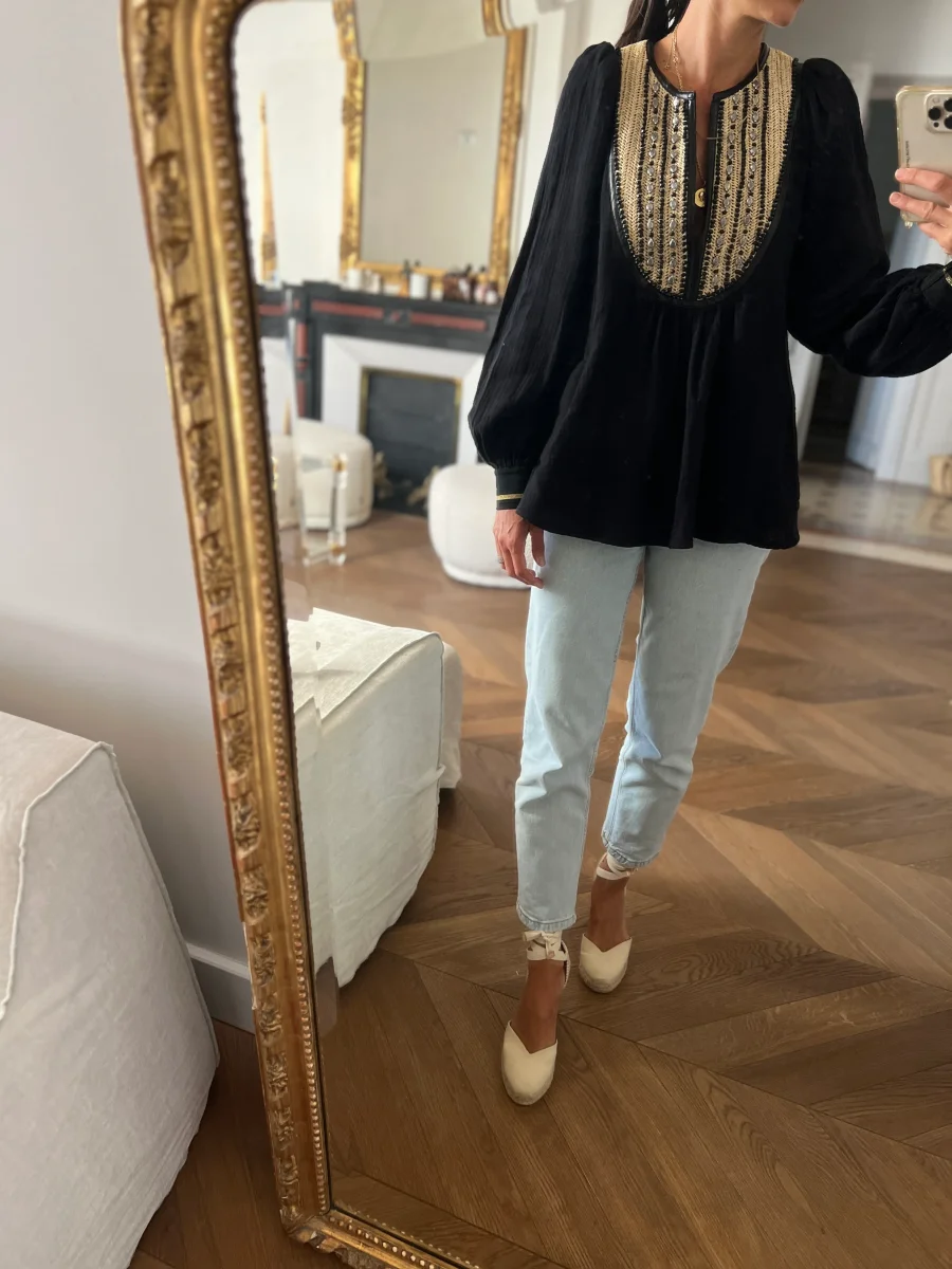 Mes Demoiselles - Blouse Neuve Nidia Black – Image 3