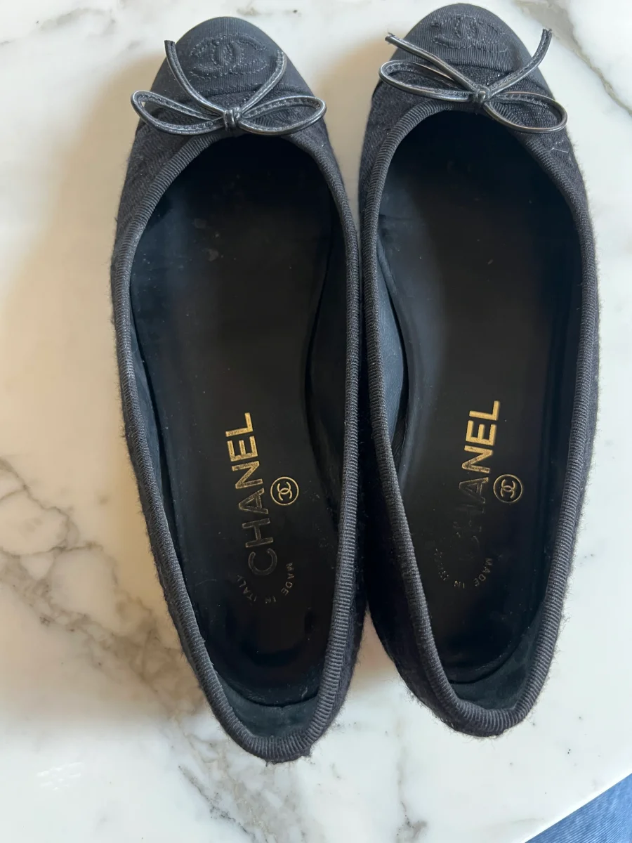 Chanel - Ballerines noires T.37 – Image 8
