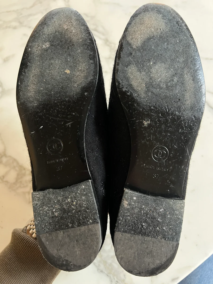 Chanel - Ballerines noires T.37 – Image 9