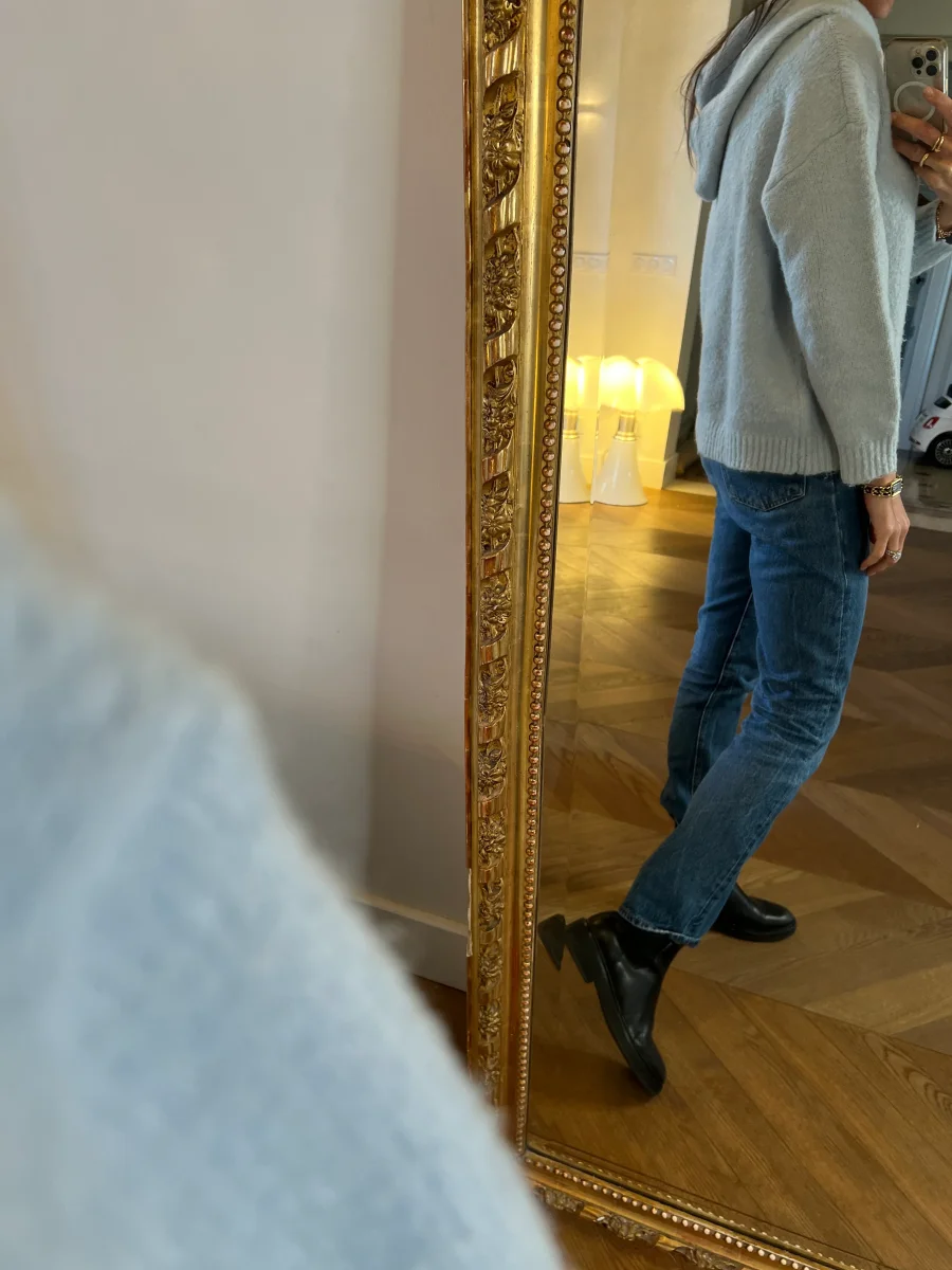 Pull à capuche Kilky bleu ciel – Image 5