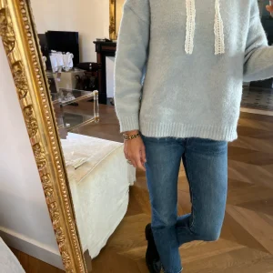 Pull à capuche Kilky bleu ciel