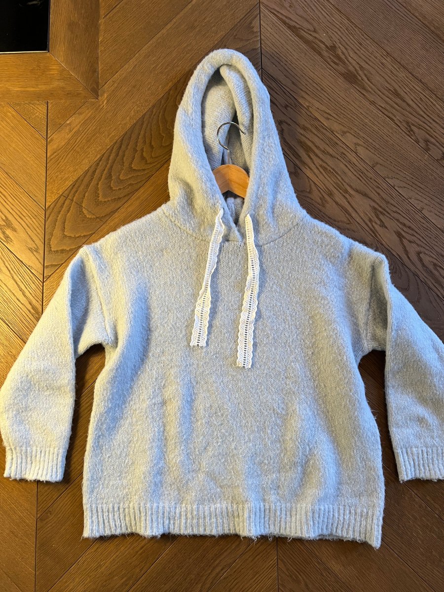 Pull à capuche Kilky bleu ciel – Image 6