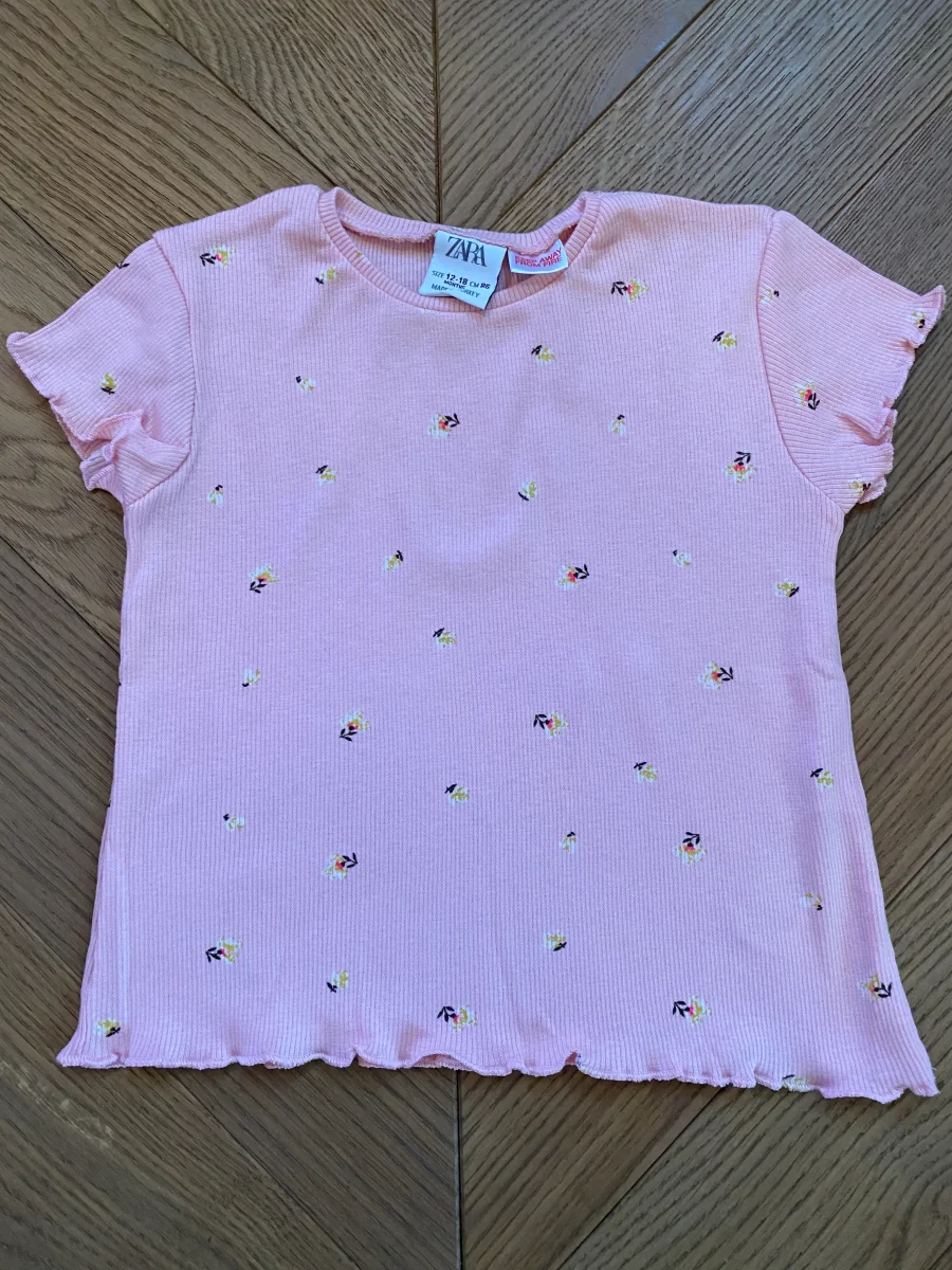 T-Shirt Zara rose 12 mois