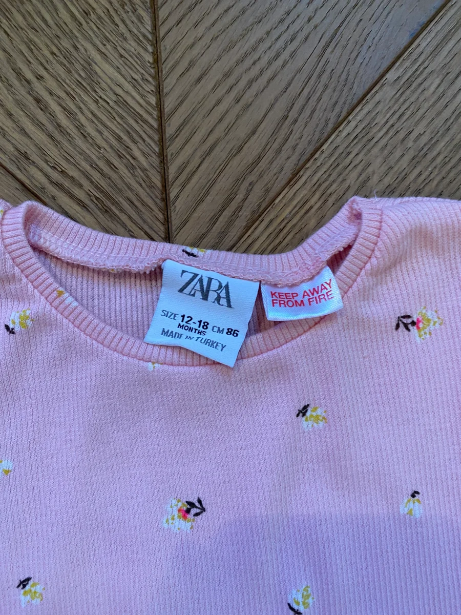 T-Shirt Zara rose 12 mois – Image 5