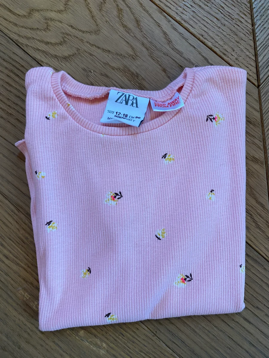T-Shirt Zara rose 12 mois – Image 4