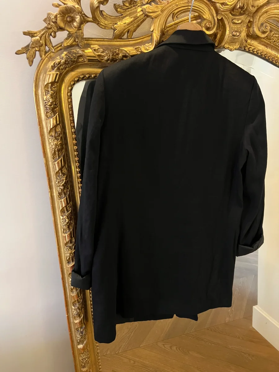 H&M - Blazer fluide noir – Image 5