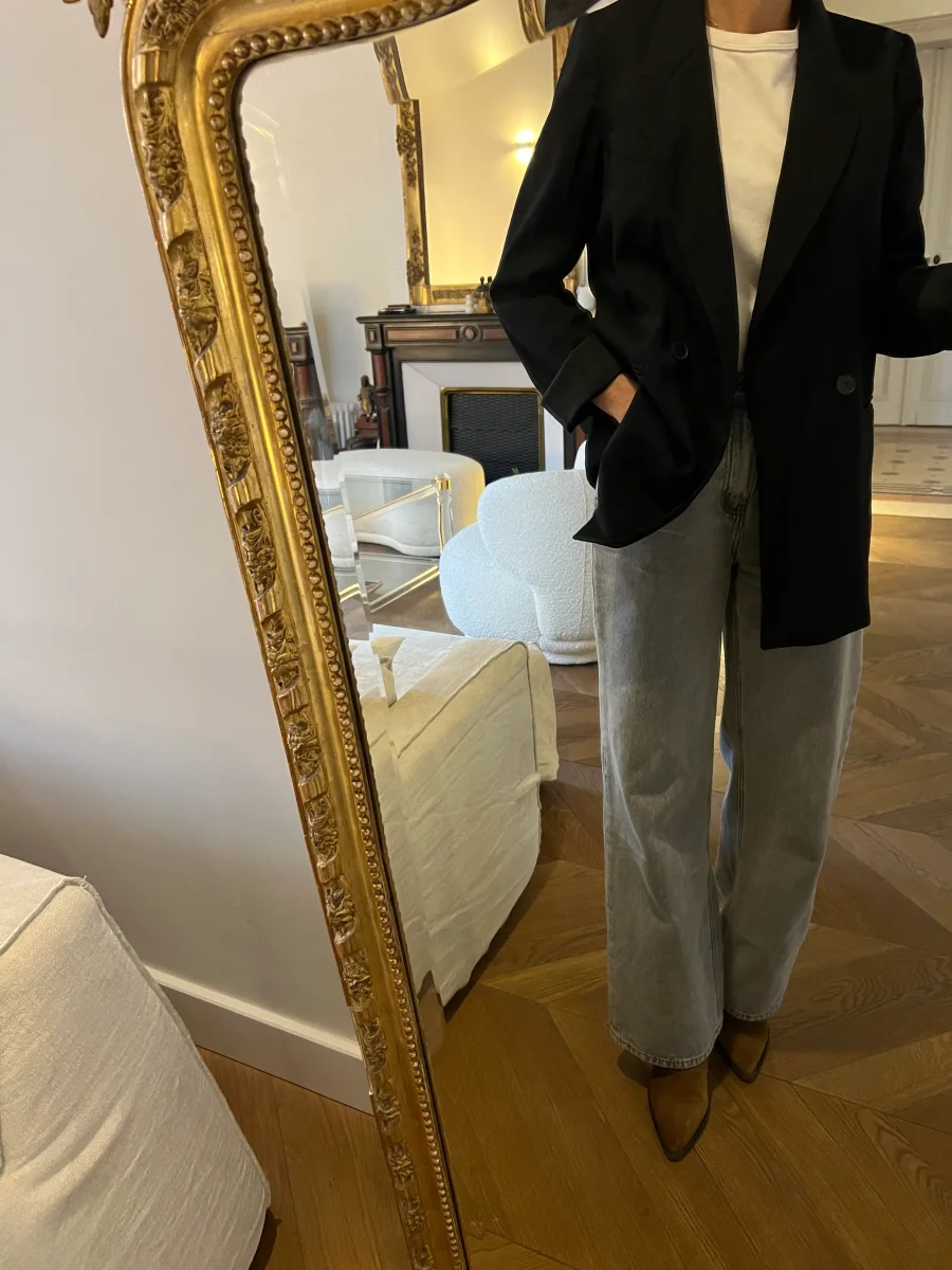 H&M - Blazer fluide noir – Image 6