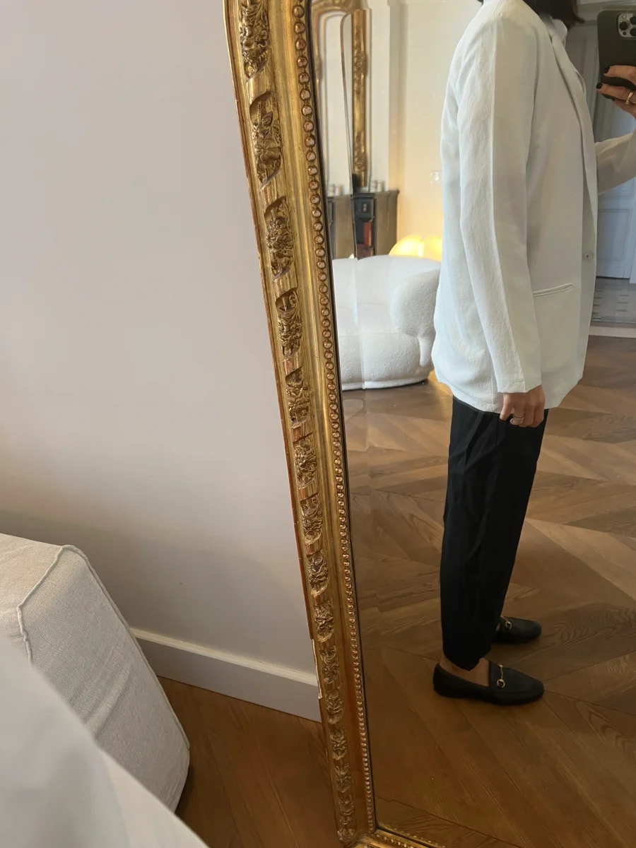 Veste American Vintage Blanche fluide – Image 3