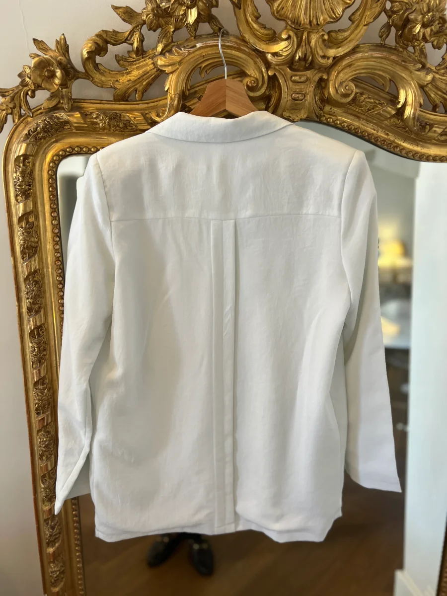 Veste American Vintage Blanche fluide – Image 8