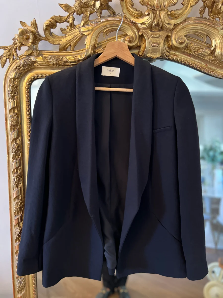 Ba&sh - Blazer Niro noir fluide – Image 7