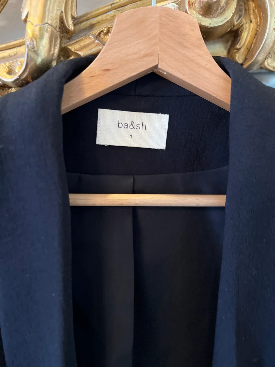 Ba&sh - Blazer Niro noir fluide – Image 8