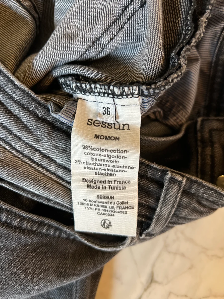 Jean Sessùn Blue gris delavé – Image 8