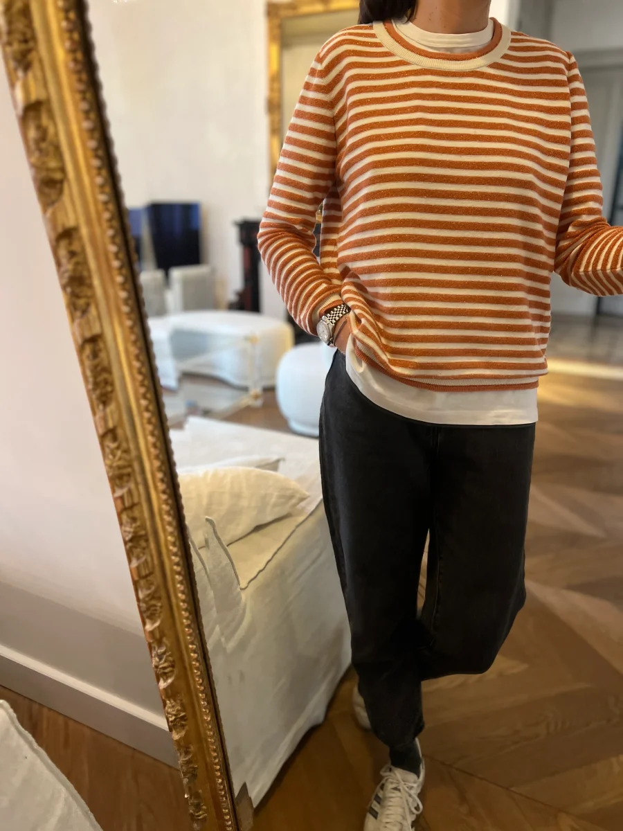 Pull Des Petits Hauts à rayures irisées – Image 8