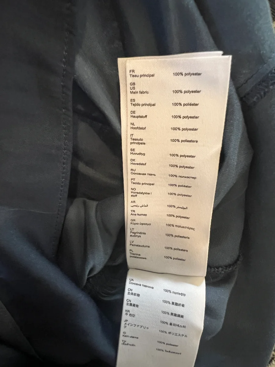 Maje - Robe bleu marine plissée – Image 9