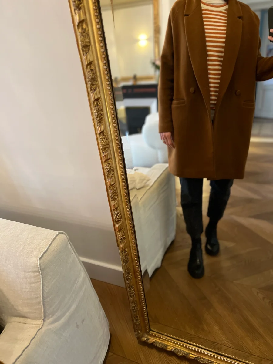 Manteau Des Petits Hauts marron camel – Image 2