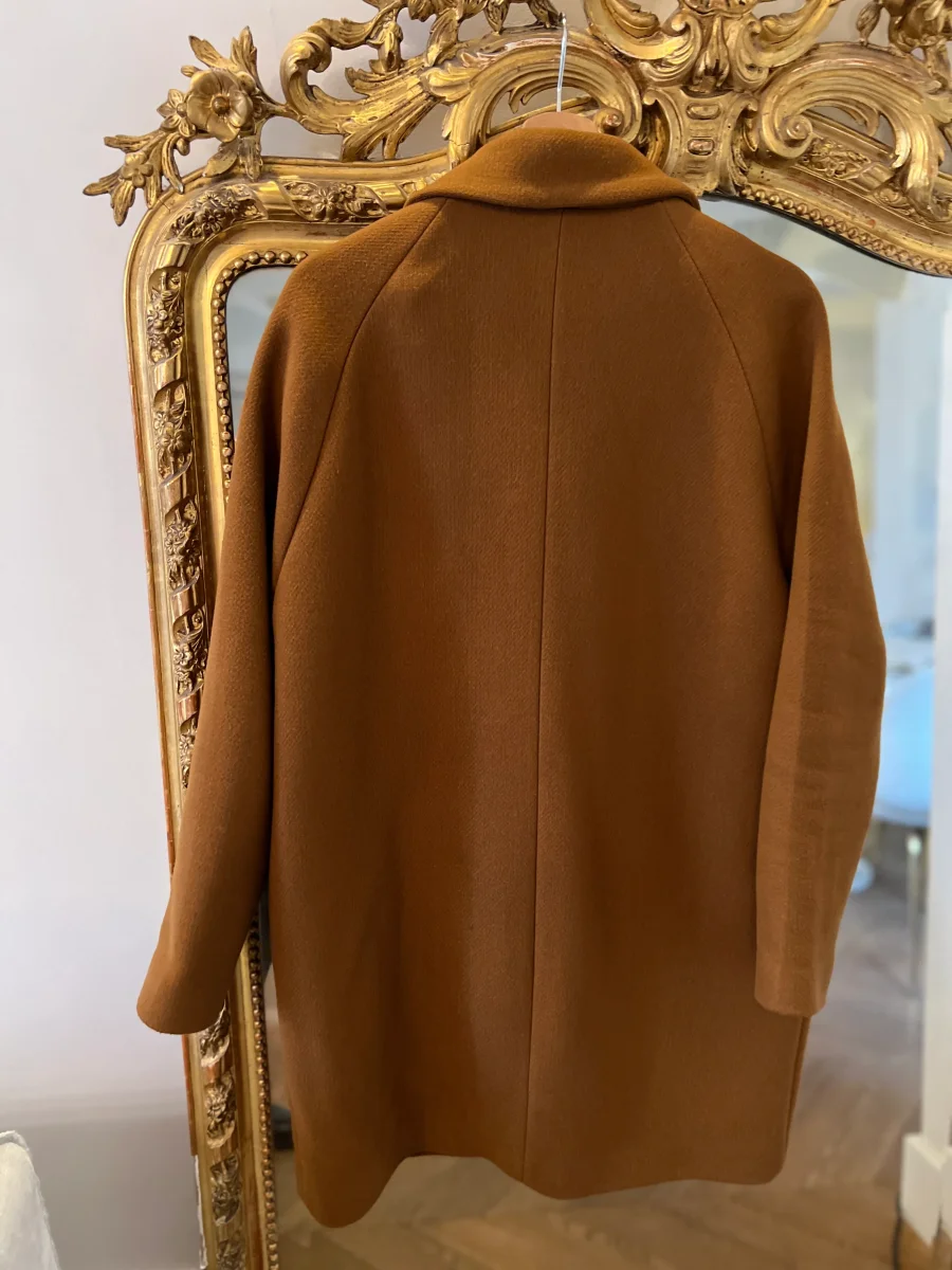 Manteau Des Petits Hauts marron camel – Image 8