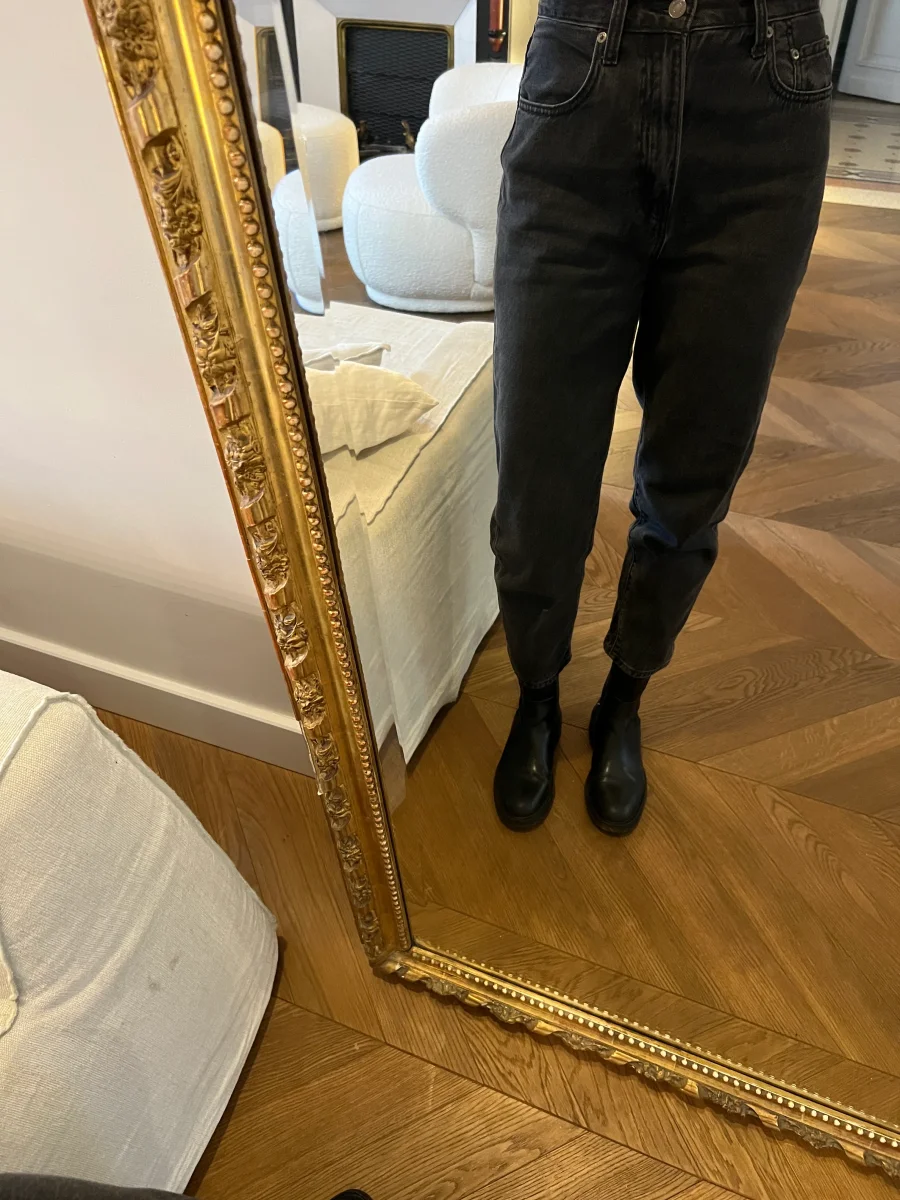 Jean Levis noir High Loose Taper