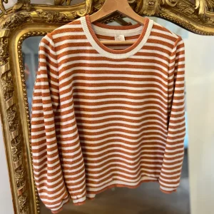 Pull Des Petits Hauts à rayures irisées