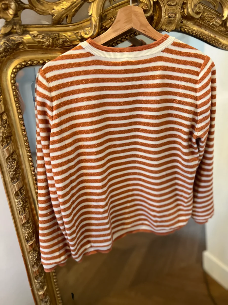 Pull Des Petits Hauts à rayures irisées – Image 4