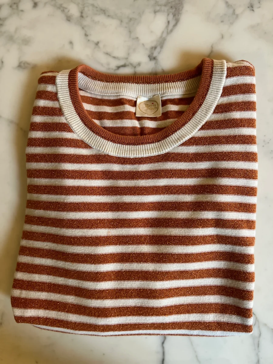 Pull Des Petits Hauts à rayures irisées – Image 5