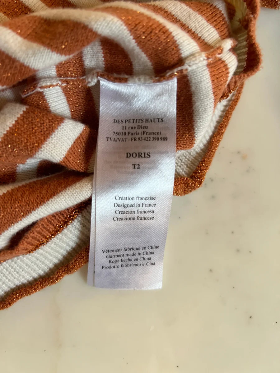 Pull Des Petits Hauts à rayures irisées – Image 6