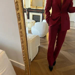 Zara - Tailleur pantalon bordeaux