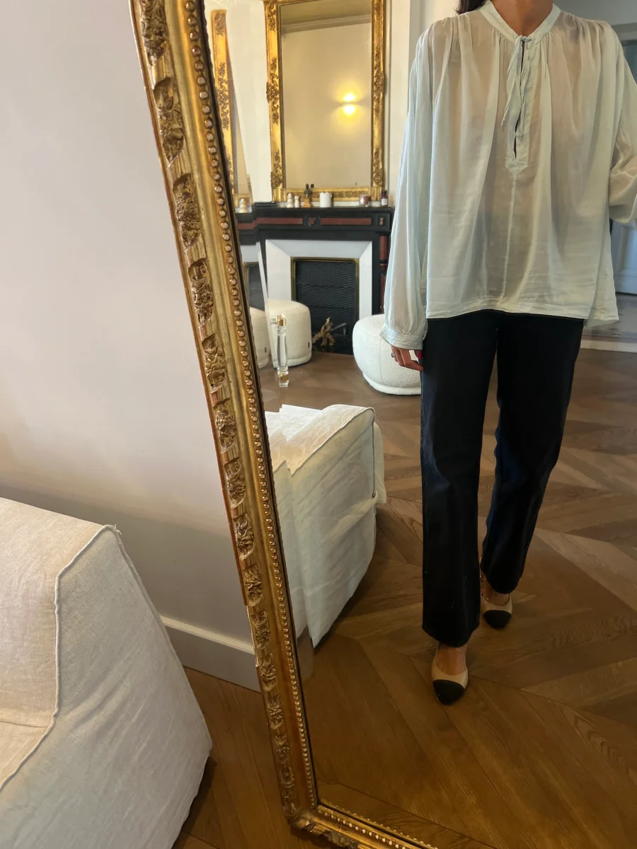 Forte Forte - Blouse fluide bleu ciel