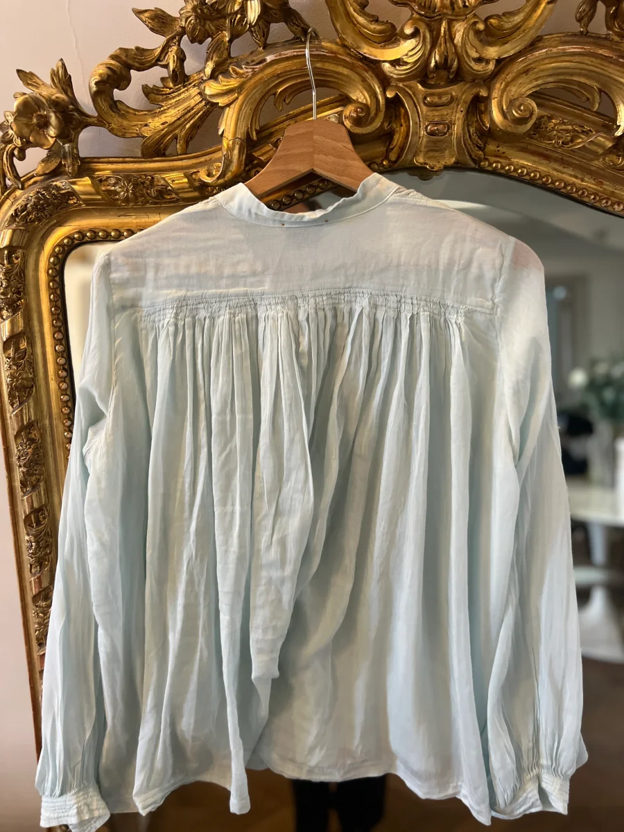 Forte Forte - Blouse fluide bleu ciel – Image 8