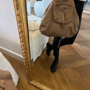 Sac Jerome Dreyfuss Billy M beige en cuir