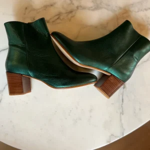Bottines Petite Mendigote verte