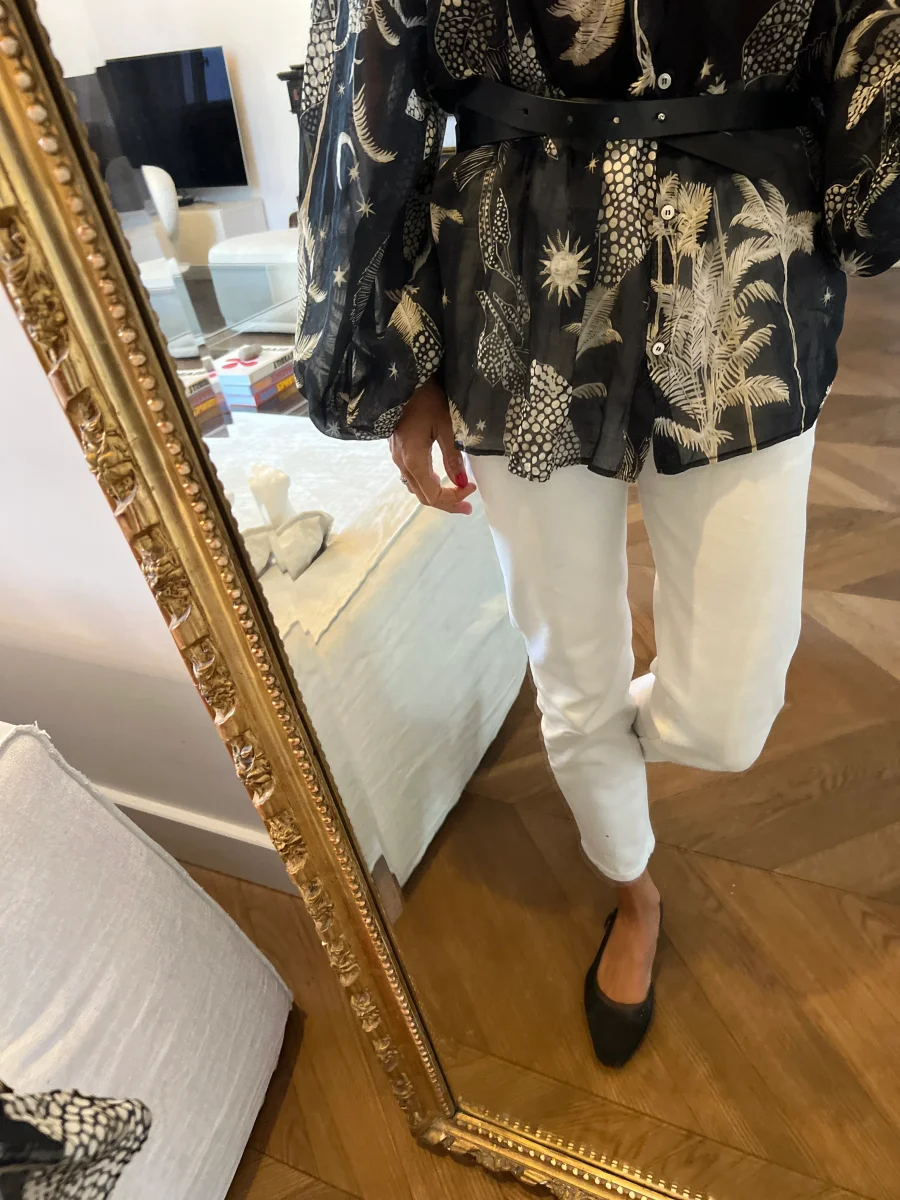 Ba&sh - Ceinture en cuir noir