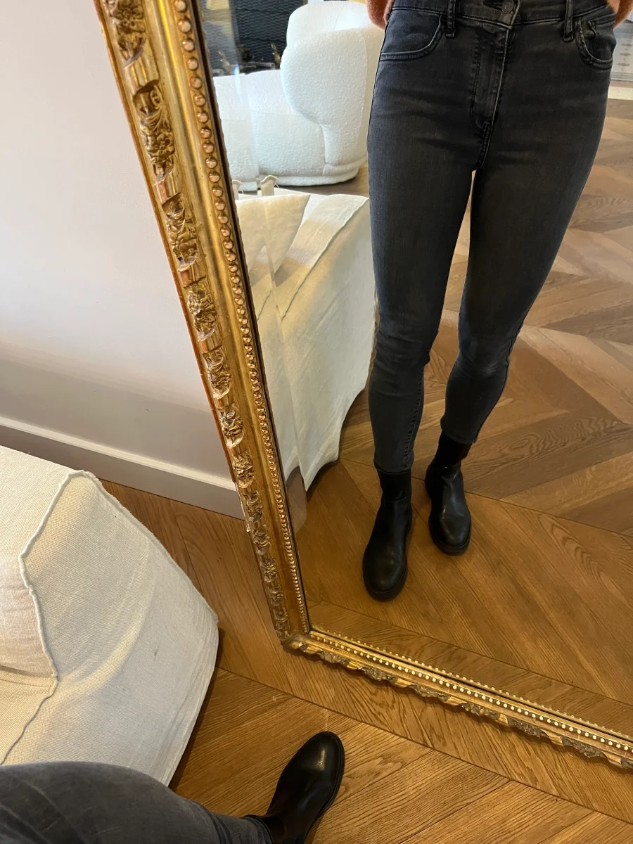Jean Levis High Rise Super Skinny 720 noir – Image 2