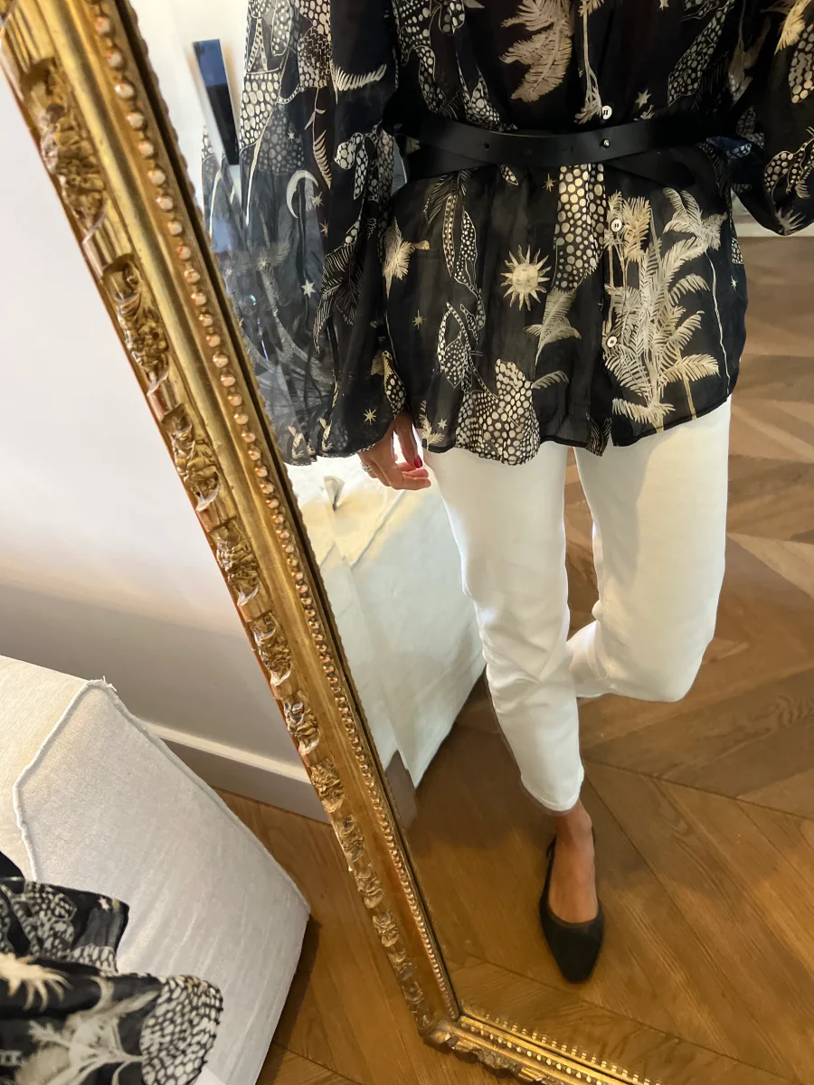 Ba&sh - Ceinture en cuir noir – Image 4