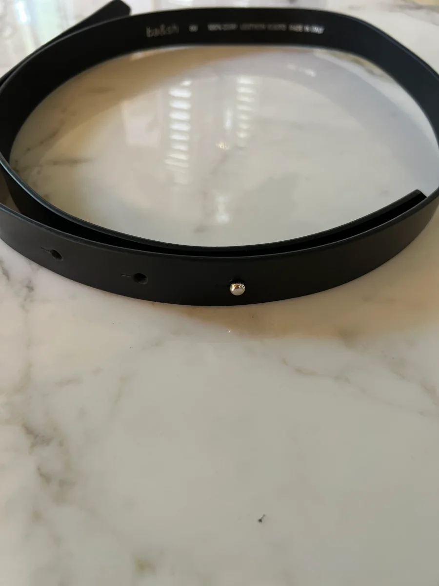 Ba&sh - Ceinture en cuir noir – Image 6