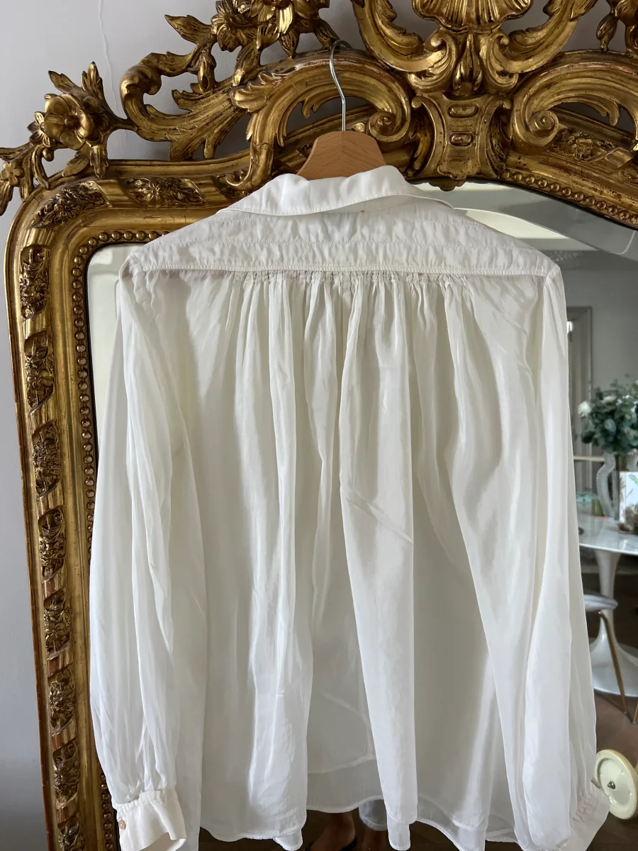 Forte Forte - Blouse blanc col V – Image 7