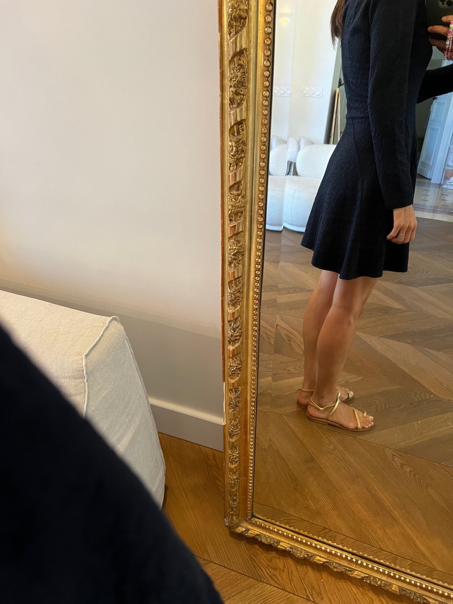 Robe The Kooples bleu marine en dentelle – Image 5