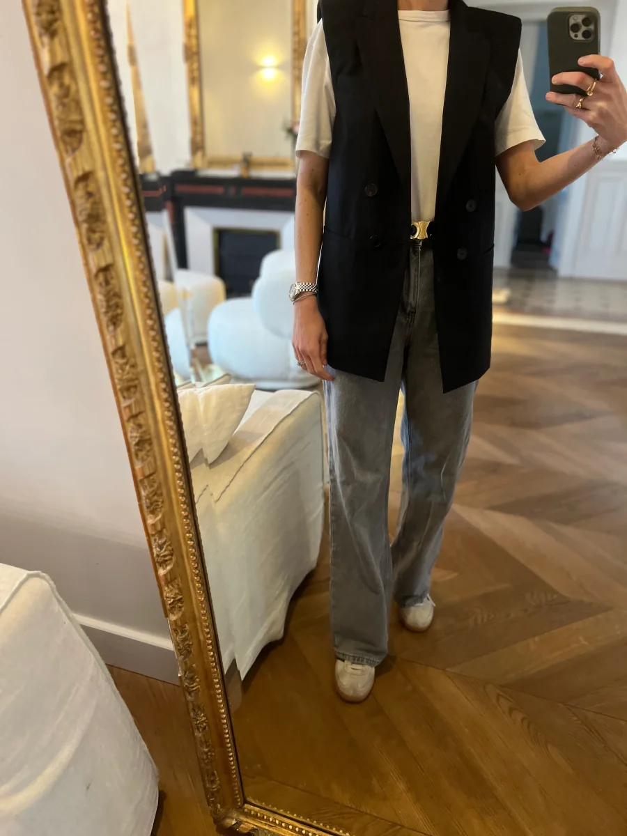 Veste Ba&sh sans manche noir