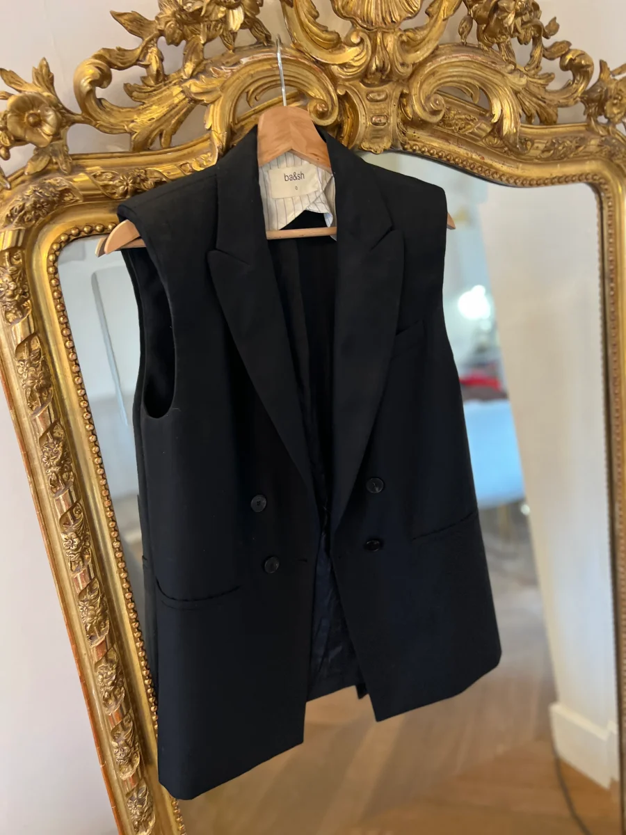 Veste Ba&sh sans manche noir – Image 7