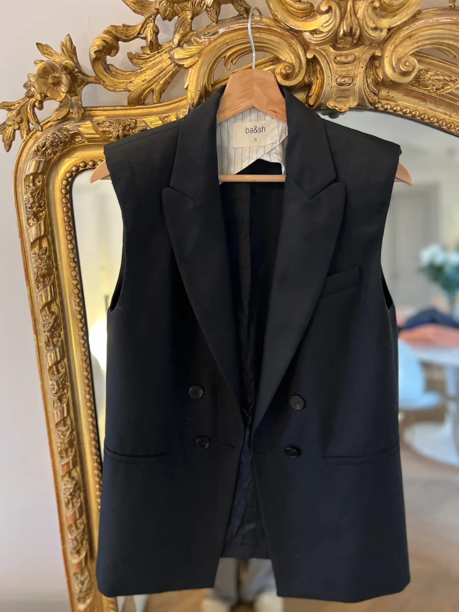Veste Ba&sh sans manche noir – Image 8