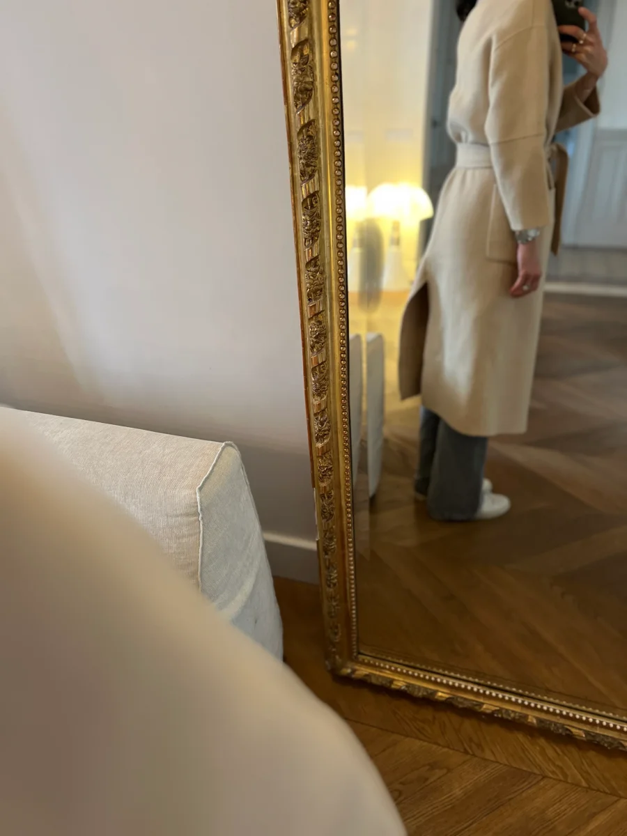 Manteau Ba&sh en laine beige – Image 8