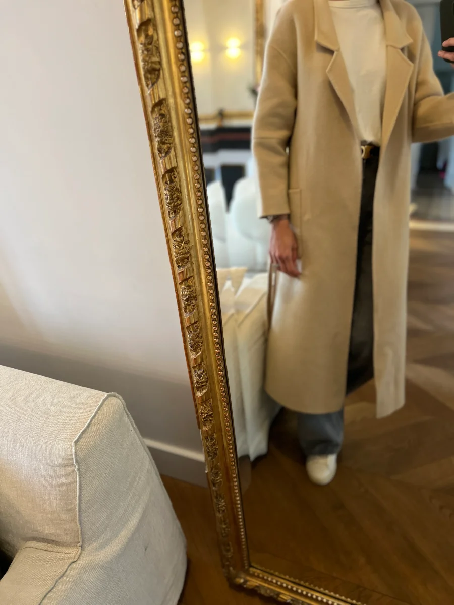 Manteau Ba&sh en laine beige – Image 3