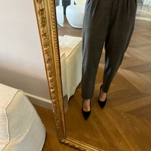 Pantalon Sessun gris chiné