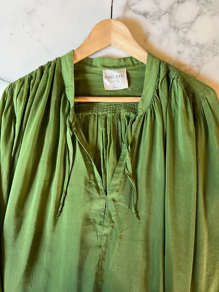 Blouse Forte Forte verte – Image 8