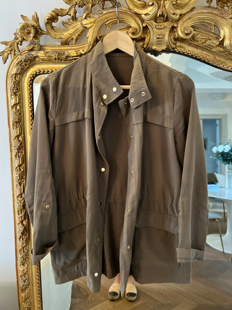 Veste Kaki Zara boutons dorés – Image 7