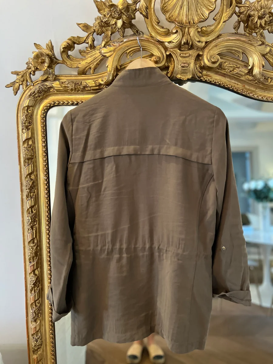 Veste Kaki Zara boutons dorés – Image 8