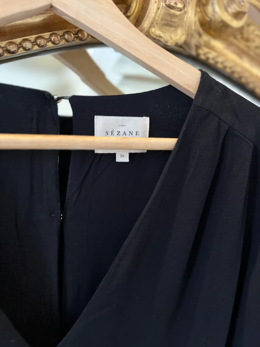 Combinaison pantalon Sézane noire – Image 5