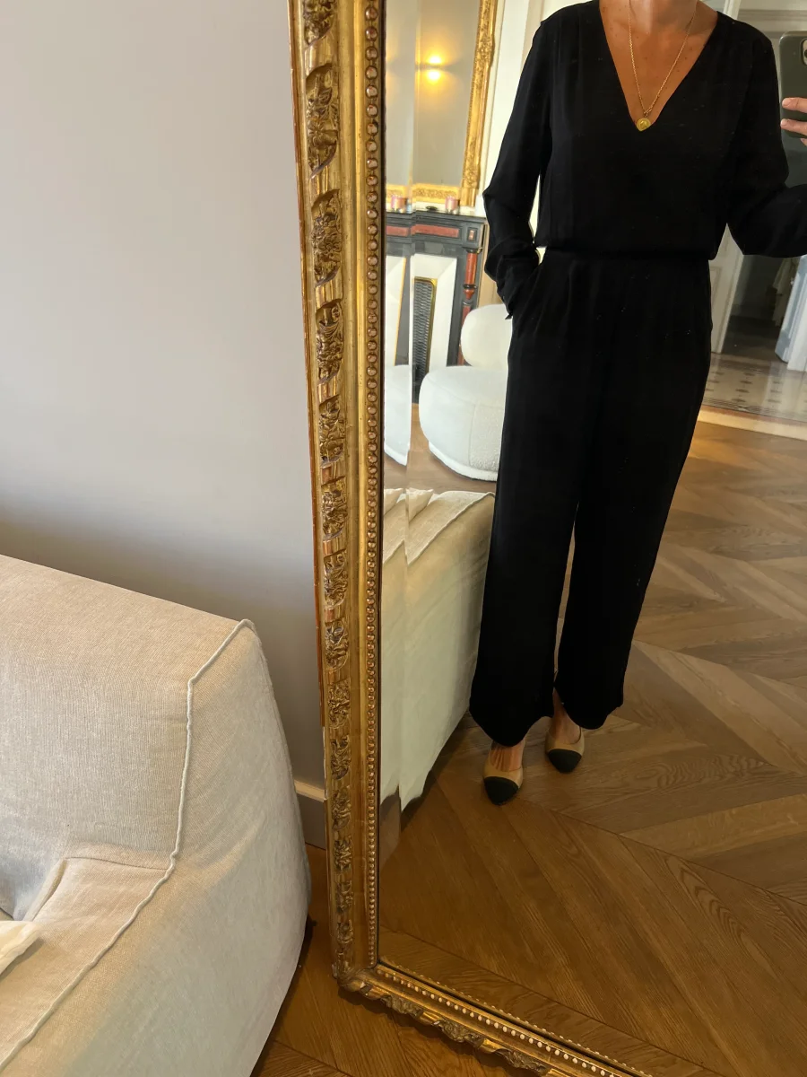 Combinaison pantalon Sézane noire – Image 2