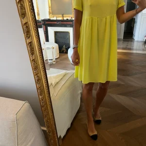 Robe Ba&sh lacets jaune fluo