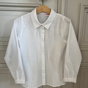 Aurianne Sinacola - Zara chemise blanche T.4-5 ans