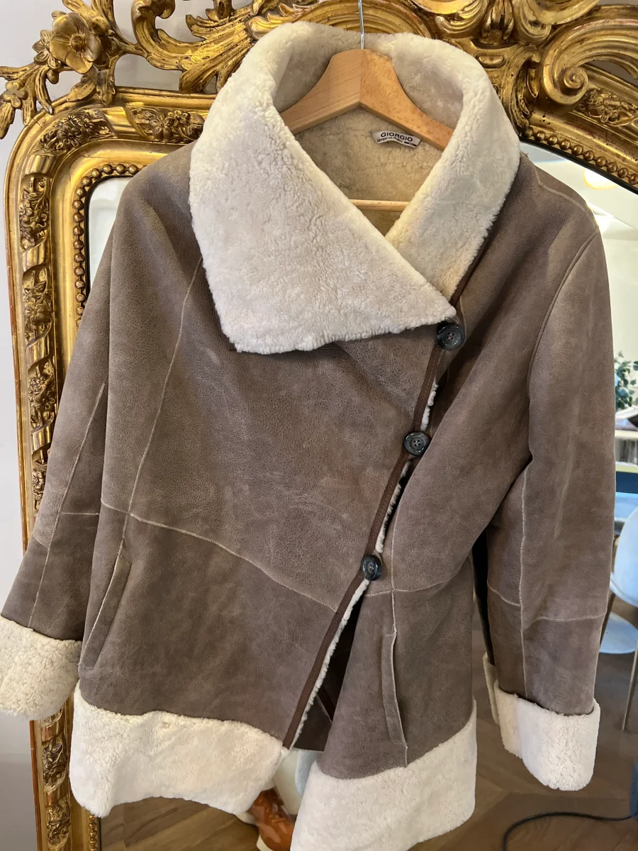 Manteau Giorgio et Mario beige – Image 7
